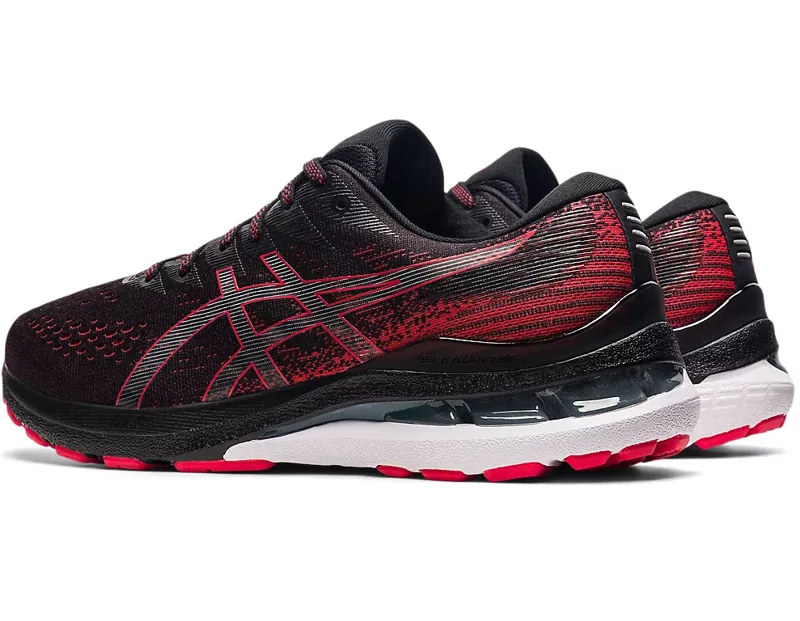 Asics Men's GEL-Kayano 28 Black/Red UK 10-3